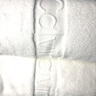 Calvin Klein 100  Cotton Bath Towel Zero Twist Ultra Soft Set Of 2 White  72