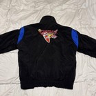 Formula Racing Nascar Embroidered Jacket Black Blue Auto Racing