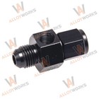 6an Male Flare To -6 Female Swivel With 1 8  Npt Gauge Fitting Adapter
