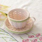 Dresden   Company - Woven Teacup   Saucer Basket Set- 2026 - Longaberger Weavers