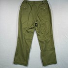Vintage Boy Scouts Pants Mens 38x30 Olive Green Cargo Official Uniform Bsa Army