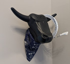 Yeti Slick Horns Roping Dummy Wall Mount   Optional Bandana