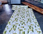 Atomic 60s Bauhaus Danish Mod Mid Century Tiki Orbs Vintage Barkcloth Era Fabric