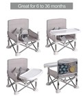 Portable Baby Seat Travel  Compact Fold With Straps For Indoor outdoor Use  G   