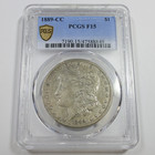 1889 Cc Carson City Pcgs F15 - Silver Morgan Dollar  1 Us Coin  59615a