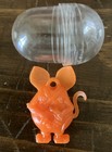 1960   s Ed Roth Rat Fink Gumball Charm Orange