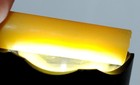 Lot Antique German Galalith Rods  Olive-yellow Translucent  260grams  0619