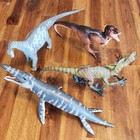 Vintage Safari Ltd carnegie  Tyrannosaurus Camarasaurus Kronosaurus Velociraptor