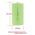 Kastar 4-pack D Size R20 Top Button Rechargeable Ni-mh Battery 1 2v 10000mah
