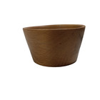 Handmade Wood Turned Oak Bowl Figured Grain Signed 6 Inch