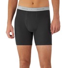 Hanes Mens Boxer Briefs 6 Pack Black gray X-large