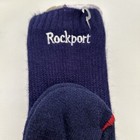 Vtg Mens Rockport Walking Socks Navy Blue Orlon Acrylic Size 9-11 Nos Crew 