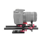 Camvate Aluminum Tripod Mount Support Rig With Manfrotto Qr Baseplate For Camera