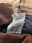 Vtg Mens Carhartt X02brn Quilt Lined Insulated Long Sleeve Coveralls 44 Regular
