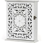Vintage Rustic Key Holder Wall Mount W  Double Hooks Home Organization New