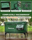 Weatherproof Heated Cat House For Outdoor In Winter  Heated Cat Bed Kitty