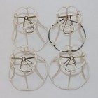 Vintage Chandelier Sconce Candelabra Clip-on Mini Lamp Shade 4 5  Frames  4x 