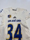 Game Worn Used Adidas San Jose State Spartans Sjsu Football Jersey Medium 3  34