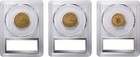 Lebanon    Trio 2 1 2   2x 10 Piastres 1955 - Pcgs 64-65   Rarev