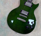 Us Warehouse Green Burst Lp Style Electric Guitar H-h Pickups Fixed Bridge