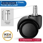 Office Chair Wheels Replacement  5 Pcs 2 Inch Office Chair Casters Heavy Duty  C