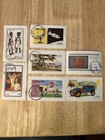 Stamps - Nagaland  india   1972 1973  Souvenir Sheets  Group Of 7  Cancelled