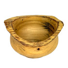 Hand Turned American Elm Wood Decorative Bowl Artist Signed Small Handmade