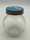 Vintage Florida Jam Jelly Glass Container Land Of Sun Tropical Taste Treat Rare