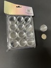288x Clear Small Plastic Jars For Cosmetic Sample Container Pot Cream Makeup