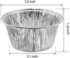 150pack Aluminum Foil Ramekins Cups  4 Oz Aluminum Disposable Ramekins Foil B   