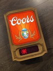 Vintage 1981 Coors Light Beer Scrolling Message Waterfall Lighted Bar Sign Light