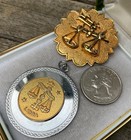 Vintage Libra Zodiac Pendant And Pin Retro Astrology Horoscope