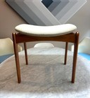 Mid Century Danish Modern Teak Erik Buch O d  Mobler Denmark Foot Stool Ottoman