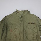 Vintage Us Military M65 Og-107 Field Jacket Coat Medium Army Green Usgi