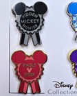 Disney Parks Mickey Ears Ribbon Awards 4 Pin Set Sealed Booster Pack - New