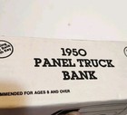Ertl 1950 Panel Truck Bank With Key Die-cast Metal Miller Beer 1991 Bronze