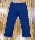 New Wrangler Jeans Men Cowboy Cut Relaxed Fit Dark Wash Denim 1031mwz 38x32 Nwt