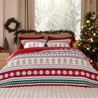  Christmas Quilt Queen Size - Red Quilt For Queen   Full 01 -gingerbread Man