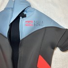 Billabong Womens 2 2 Synergy Rear Zip Short Sleeve Wet Suit Size 4 Water Sports