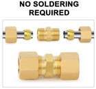 Brass Compression Union 1 2  X 1 2   5 Pack  - Part  546961 - Fast Shipping 