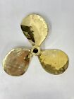 Marine-grade Original Brass Old Vintage Boat Propeller With Three Blades Design