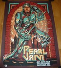 Beckett Pearl Jam 10-16-2014 Detroit Chris Chelios Signed W lyrics Poster K96958
