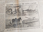 Il Journale D italia Agricolo 1935 Agricultural Machines  Straw Acquaviva Picena