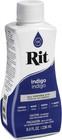 Rit Indigo Liquid Fabric Dye 8 Oz Non Toxic Ideal For Cotton Wood Paper More