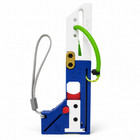 Foldshot Blue And White Folding Slingshot Pocket Catapult Portable