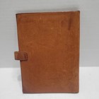 Vintage Coach Day Planner Brown Leather Agenda Organizer Notepad Cover Sleeve 
