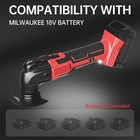Cordless Oscillating Multi-tool For Milwaukee 18volt Battery For M18 tool Only   
