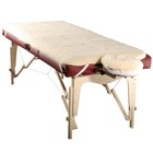 Massage Table Fleece Pad Set - Face Cover And Sheet