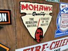 Antique Vintage Old Style Mohawk Gas Oil Tire Sign