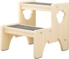 Solid Wooden Bedside Step Stools For Adults Kids Kitchen Wood Step Stool Durable